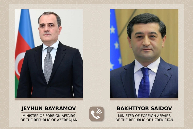 Ceyhun Bayramov özbəkistanlı həmkarı ilə danışdı&nbsp;