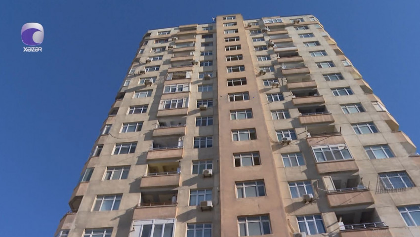 Yasamalda yanan binada təmir işləri nə yerdədir? - VİDEO