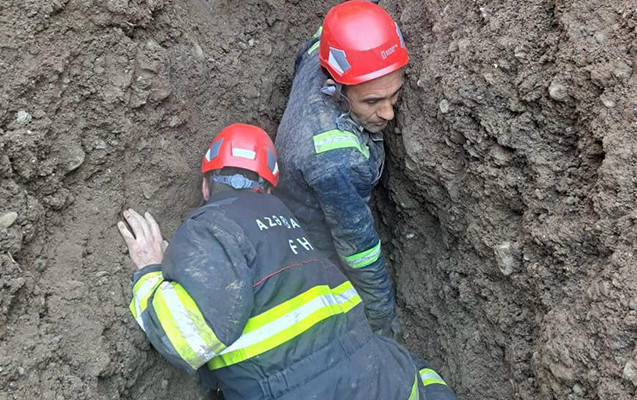 Dərəyə yıxılıb köməksiz qalan qadın xilas edildi