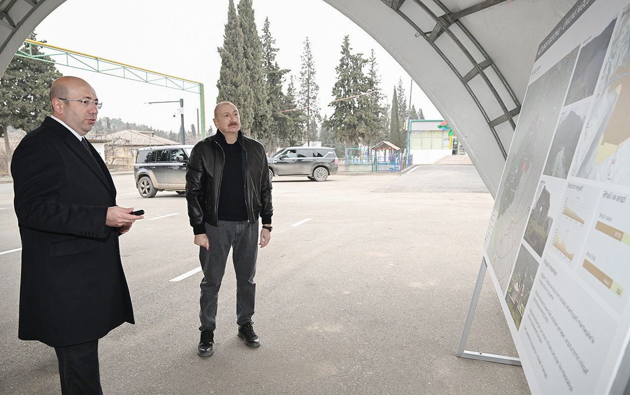 İlham Əliyev Ağdərənin Baş planı ilə tanış oldu - FOTOLAR