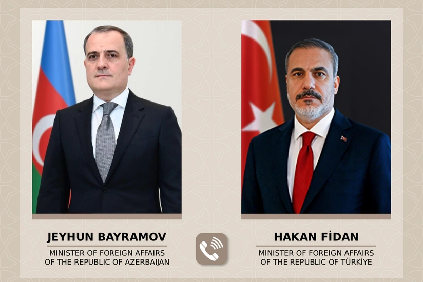 Ceyhun Bayramov Hakan Fidanla müzakirə apardı
