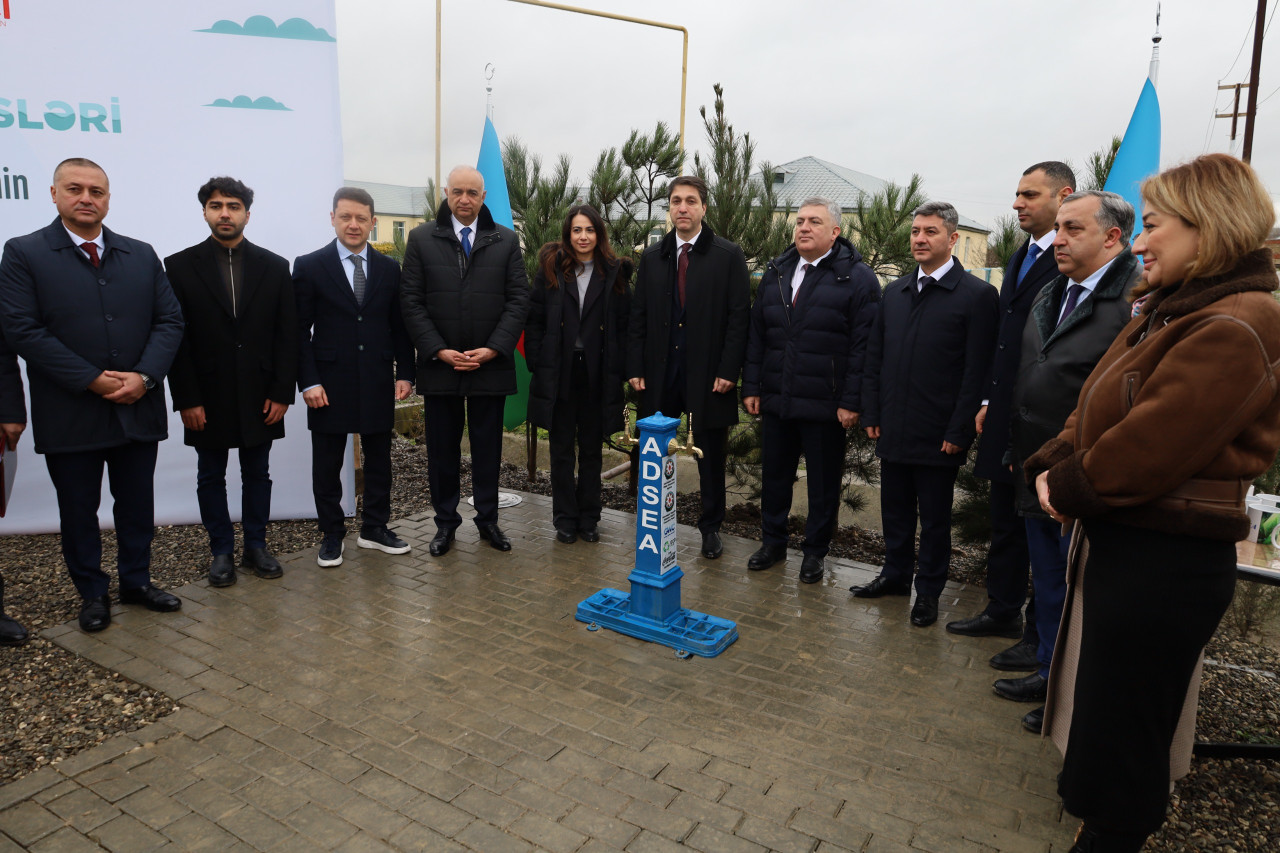 Daha bir kənd içməli su ilə təmin olundu - FOTOLAR