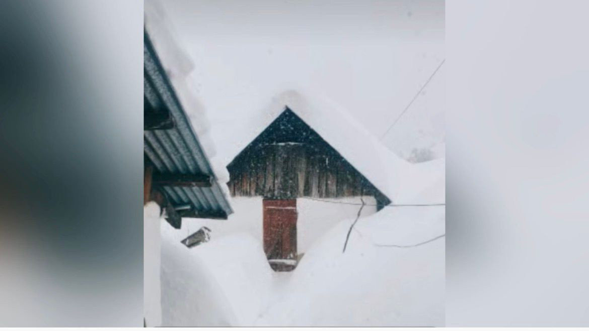 Bu rayonda qarın hündürlüyü 1,5 metri keçdi - FOTOLAR