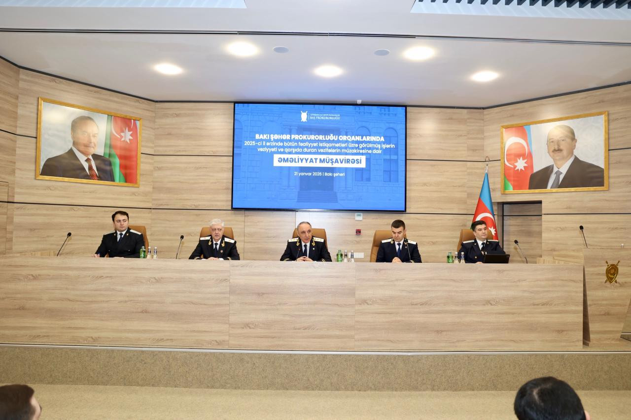 Kamran Əliyev əməliyyat müşavirəsi keçirdi - FOTOLAR