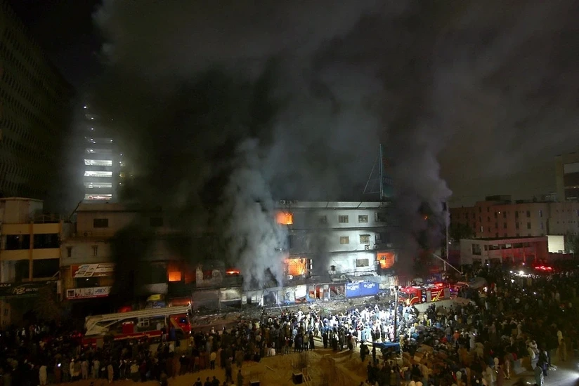Pakistanda baş verən yanğında ölənlərin sayı 67-yə çatdı