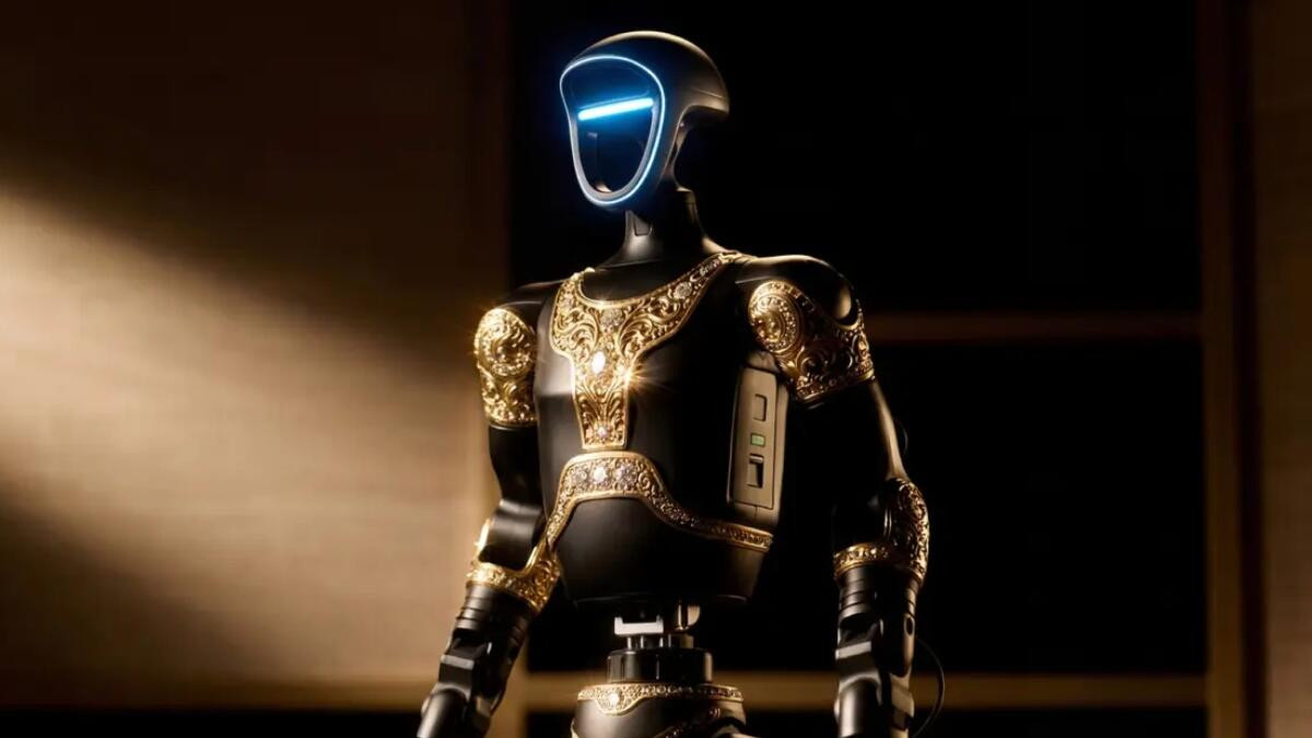 \"Lüks\" robot yaradıldı - Qızıl boyunbağı taxıb... / FOTO&nbsp;