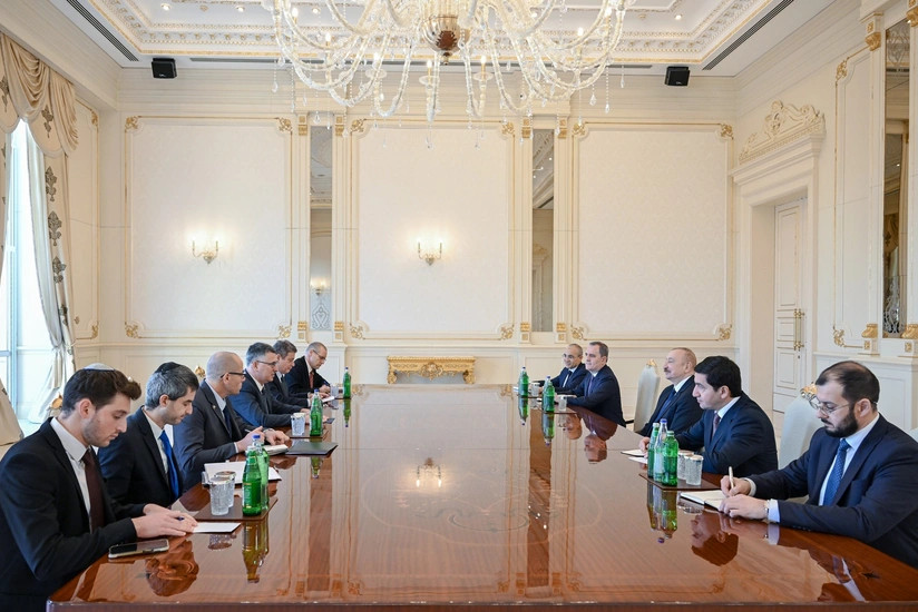 Prezident İsrail XİN rəhbərini qəbul etdi - FOTOLAR