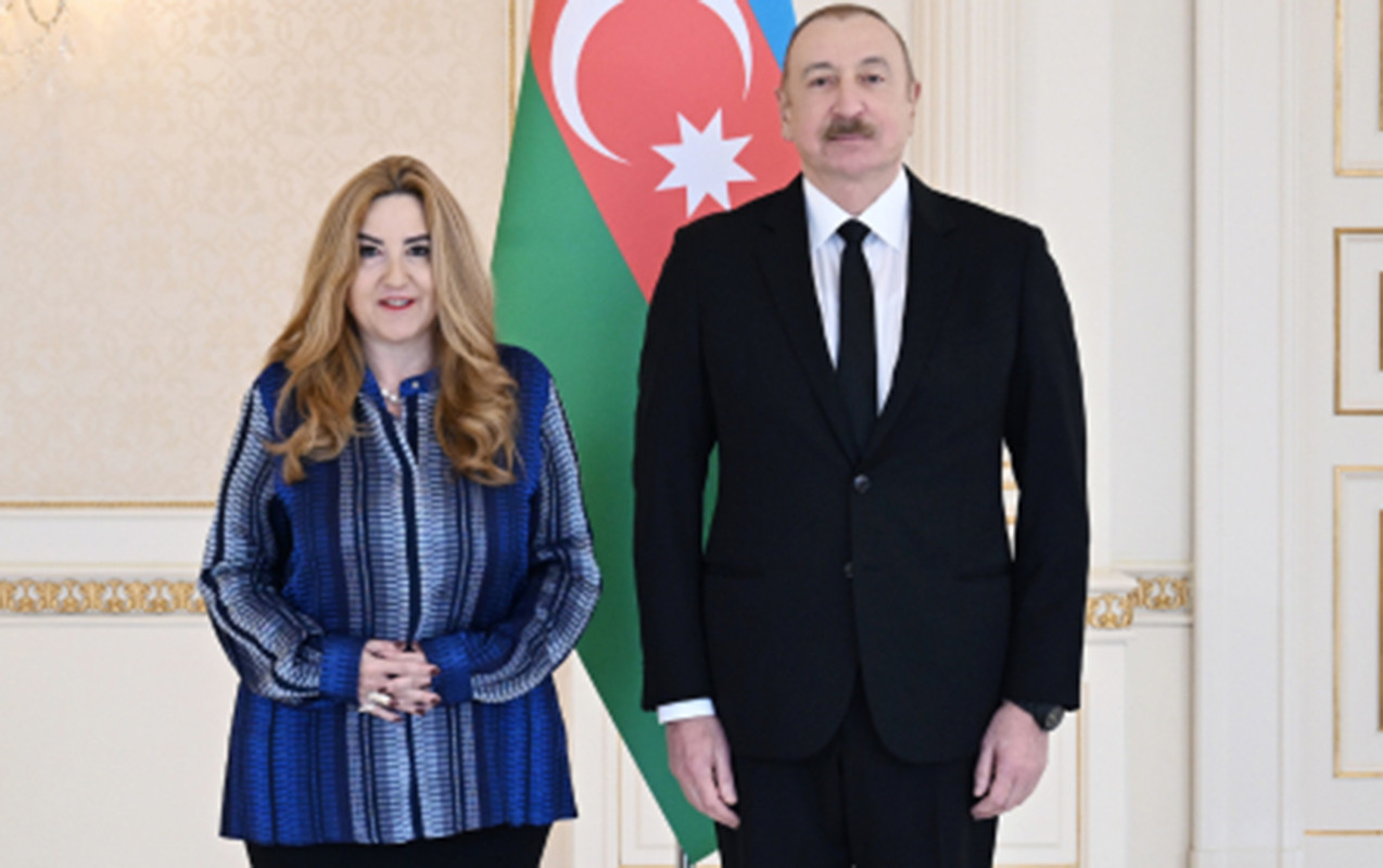 Prezident yeni səfiri qəbul etdi - FOTOLAR