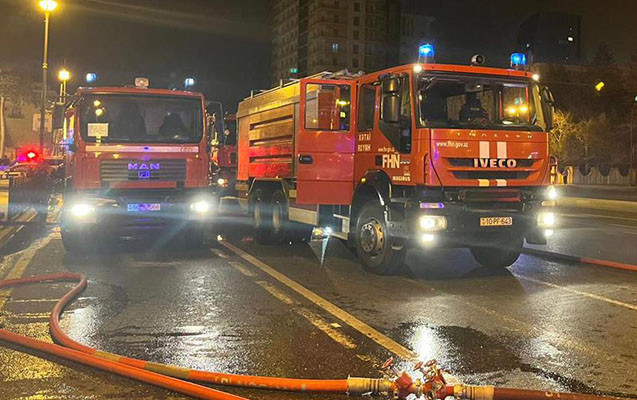 Azərbaycanda məşhur istirahət mərkəzi yandı