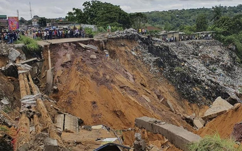 Gürcüstanın qərbində torpaq sürüşməsi baş verdi