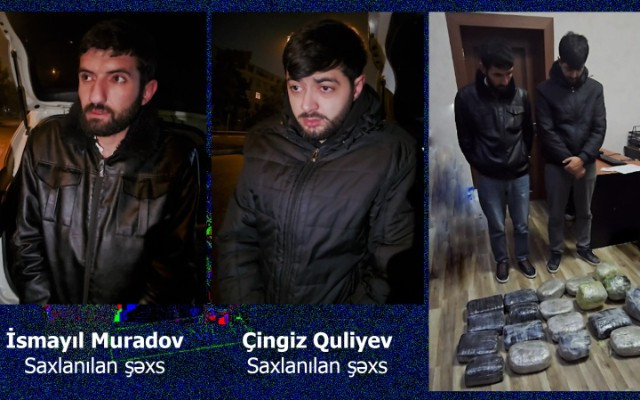 21 kq narkotik vasitə aşkarlandı - Bakıda əməliyyat