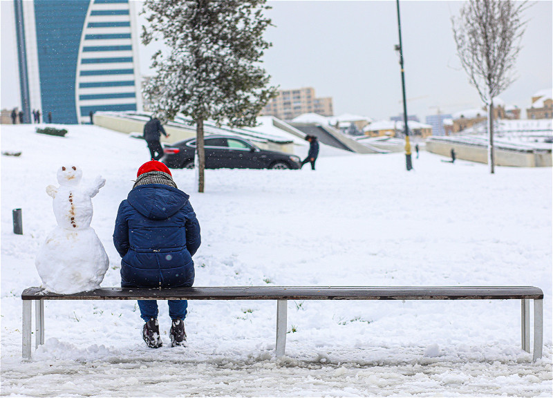 Bakıya bu tarixdə yenidən qar yağacaq