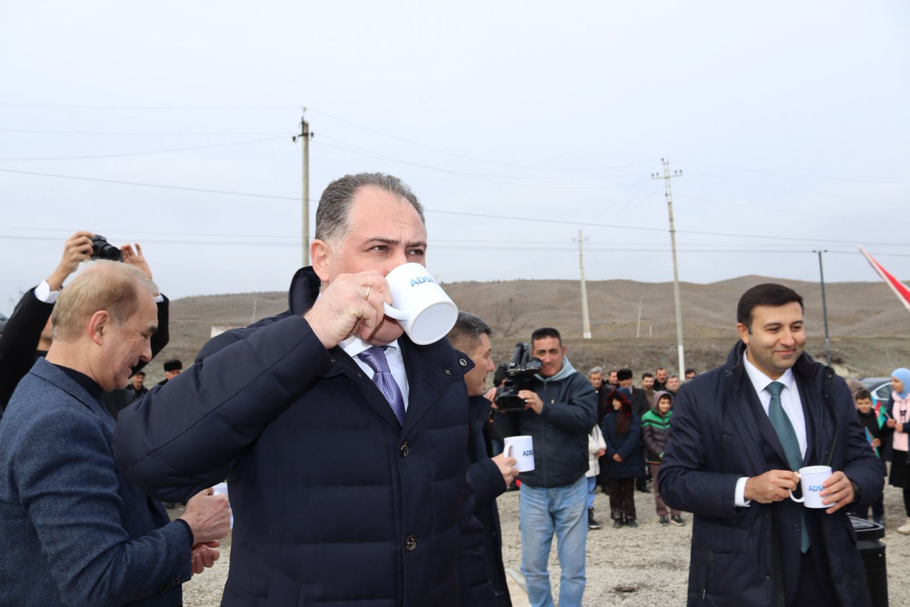 ADSEA daha bir kəndi içməli su ilə təmin etdi - FOTOLAR