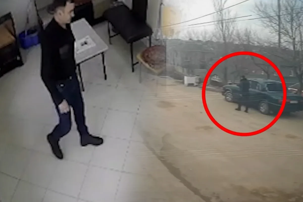 Əvvəl saçını qırxdı, sonra başına torba keçirib pulunu aldı - ANBAAN VİDEO