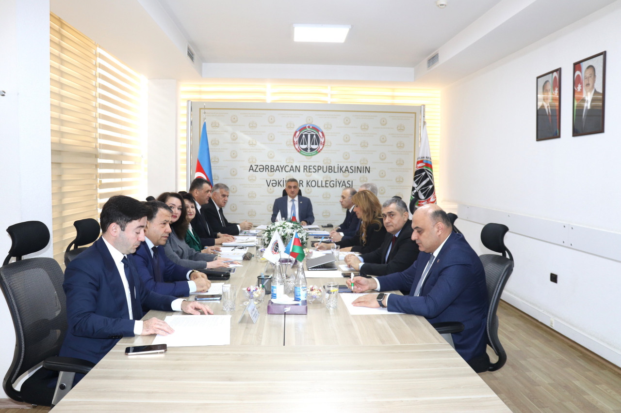 Vəkillər Kollegiyası Rəyasət Heyətinin iclası keçirildi&nbsp;