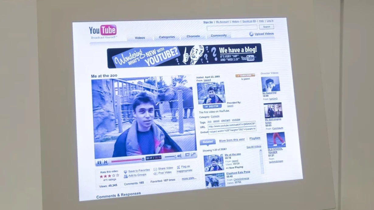 \"Youtube\"-a yüklənən ilk video muzeyə qoyuldu&nbsp;