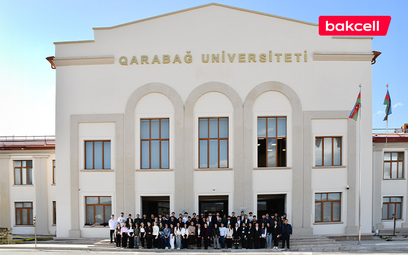 Bakcell və Gənclər Fondu Qarabağ Universitetində tələbələrlə görüş keçirib