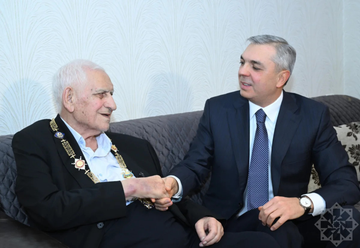 \"Heydər Əliyev” ordeni Nəriman Həsənzadəyə təqdim edildi - FOTOLAR