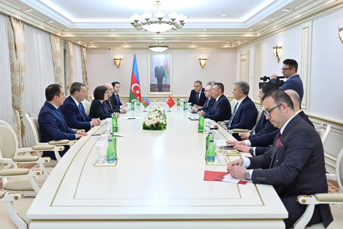 Sahibə Qafarova Fuad Oktayla görüşdü - FOTOLAR