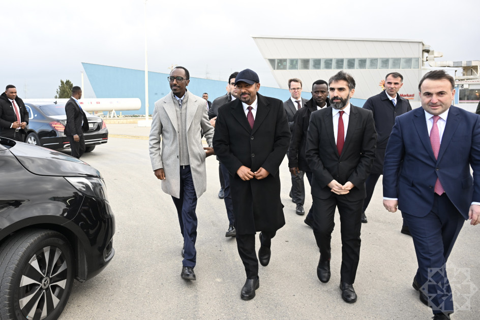 Efiopiyanın Baş naziri Səngəçal neft terminalında olub - FOTOLAR