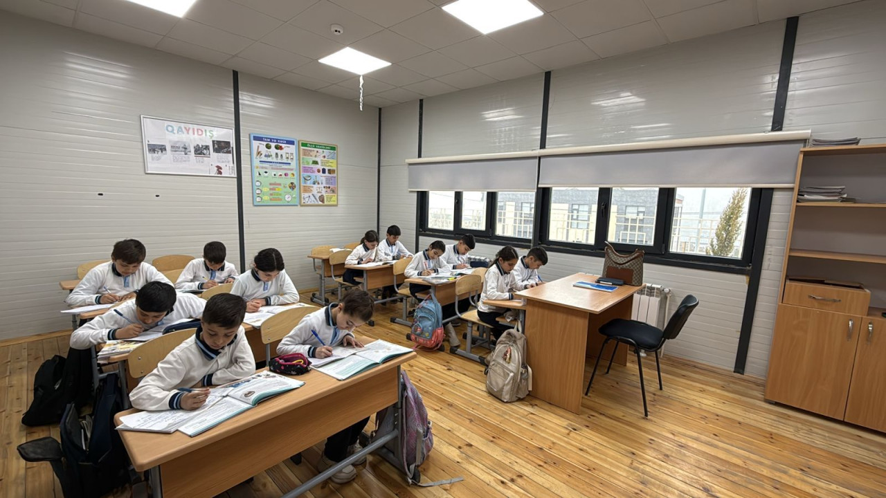 Zəfərin sədası sinif otaqlarından gəlir -&nbsp;Kəlbəcərdə yeni məktəb