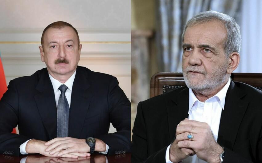 Prezident İlham Əliyev Pezeşkiana başsağlığı verdi