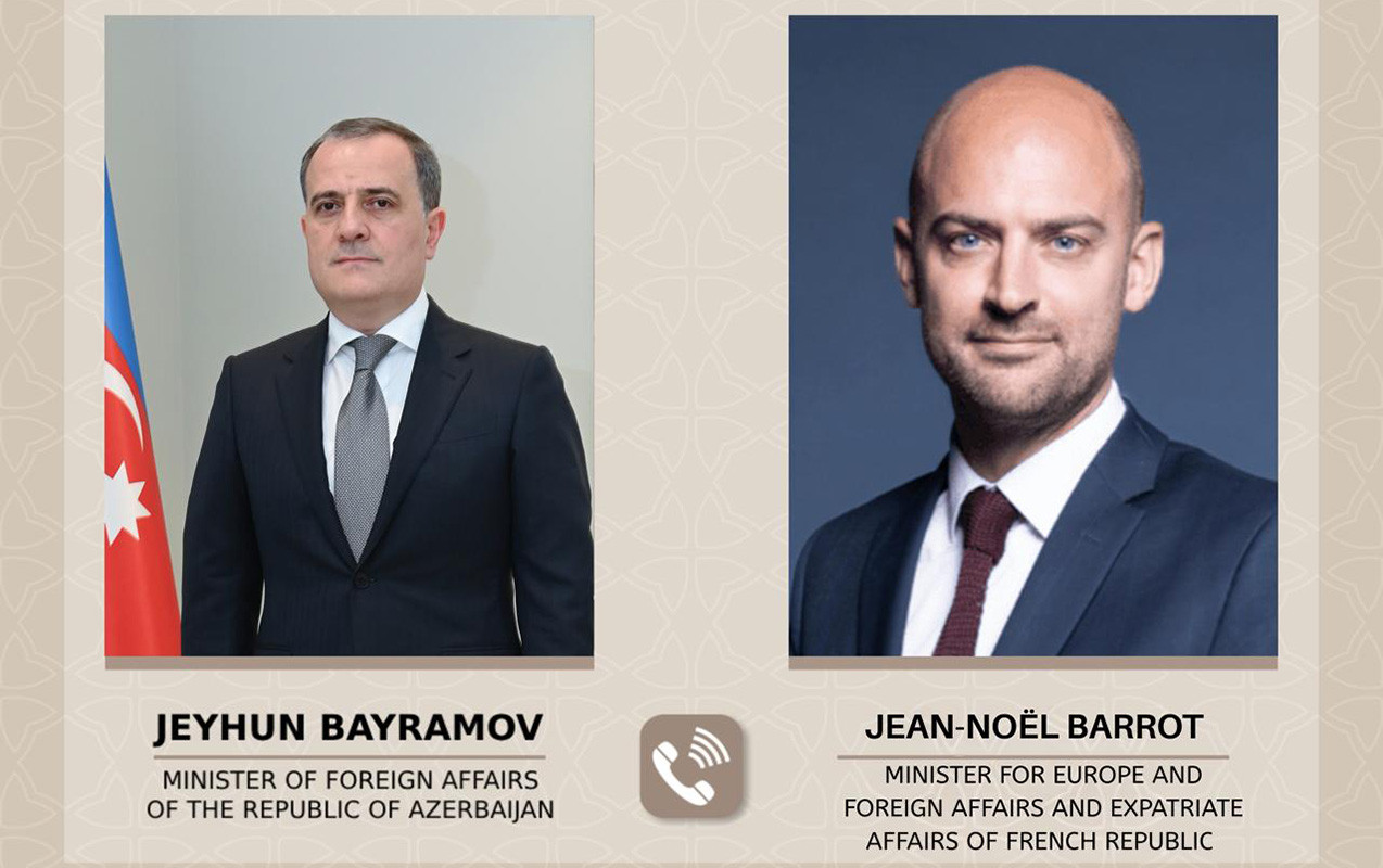 Bayramov fransalı həmkarı ilə regiondakı vəziyyəti müzakirə etdi&nbsp;