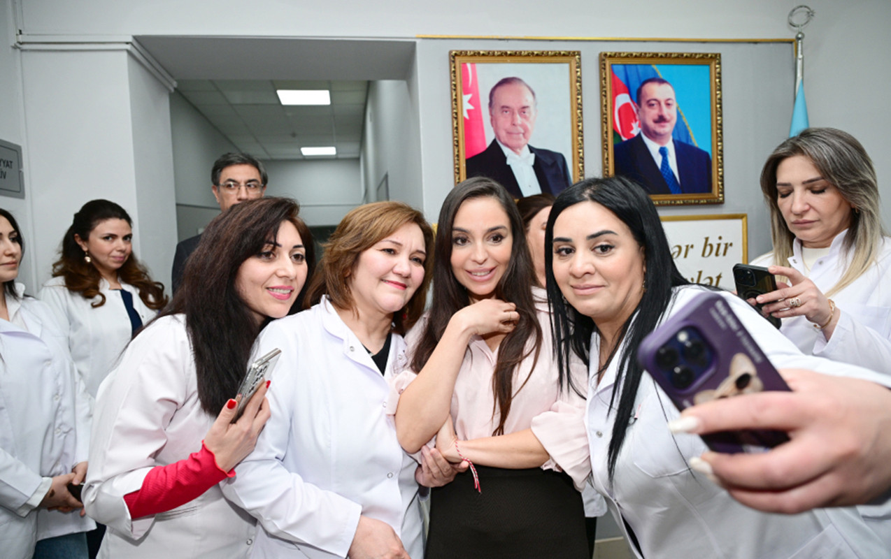 Leyla Əliyeva Narkoloji Mərkəzi ziyarət etdi - FOTOLAR