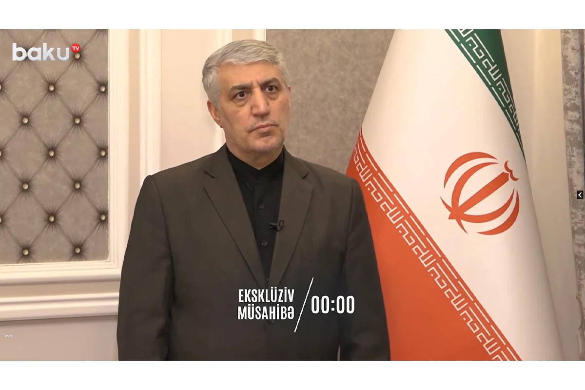 İranın Azərbaycandakı səfiri Naxçıvana hücumla bağlı \"Baku TV\"yə müsahibə verib - VİDEO 