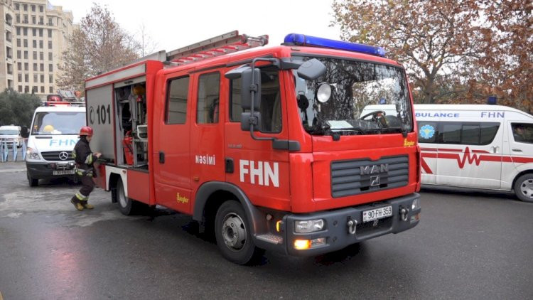 Məşhur ticarət mərkəzində YANĞIN