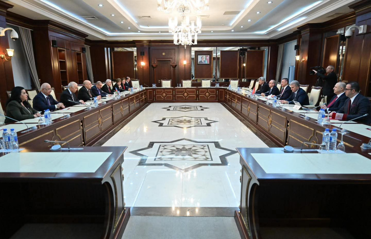 Milli Məclisdə Türkiyə parlamentariləri ilə görüş keçirildi - FOTOLAR