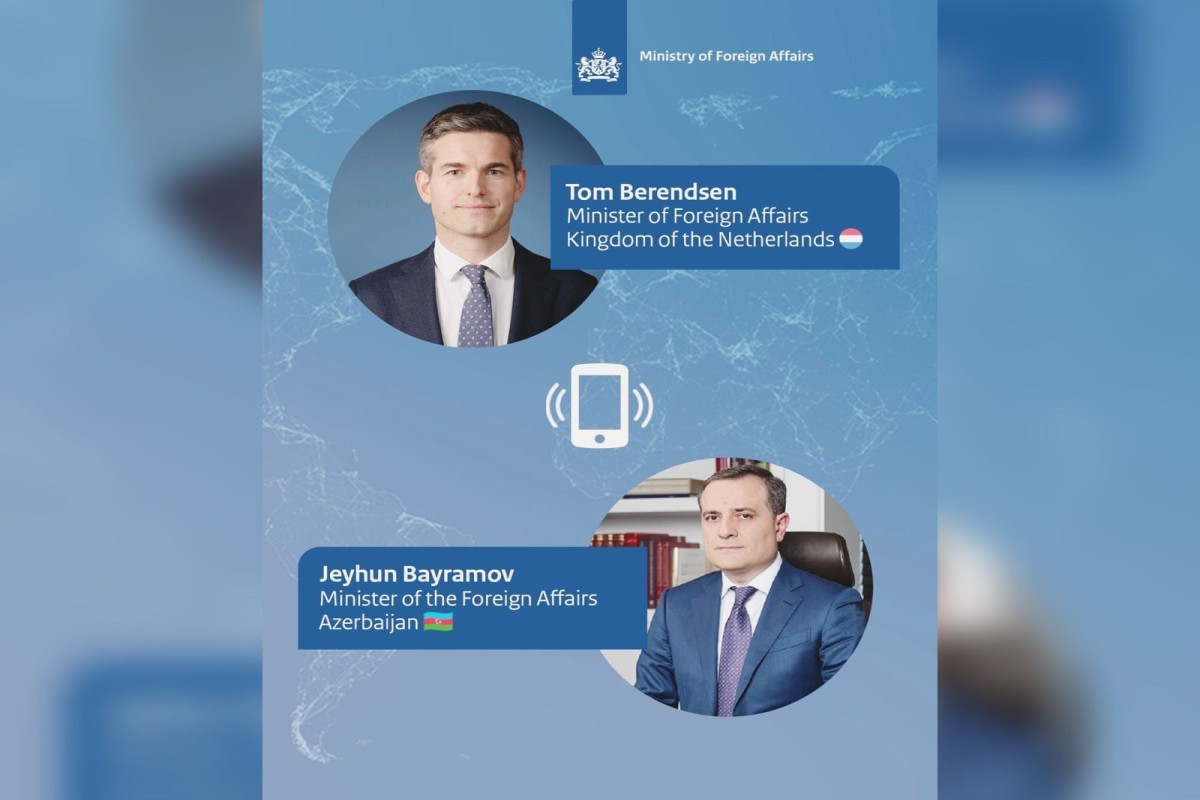 Azərbaycan və Niderland XİN başçılarının telefon danışığı olub