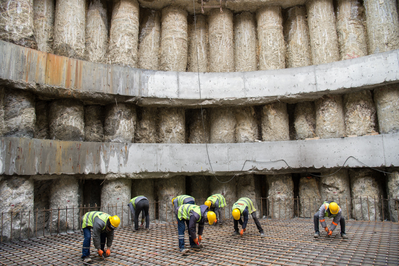 Müşviqabad hövzəsində kanalizasiya kollektorları tikilir - VİDEO/FOTO