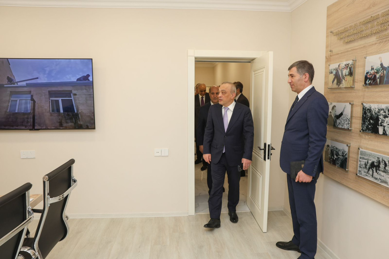 Zaur Mikayılov yeni regional inzibati bina ilə tanış oldu - FOTOLAR