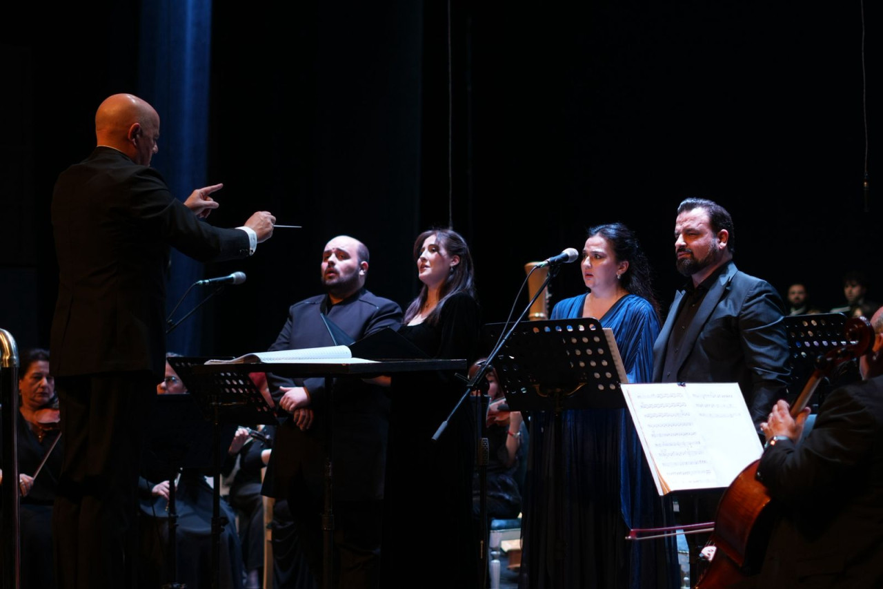 Gəncədə simfonik orkestrin konserti keçirildi - FOTOLAR
