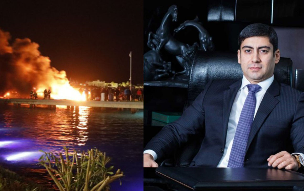 Kül olan lüks yaxtalar Anar Əlizadənin imiş