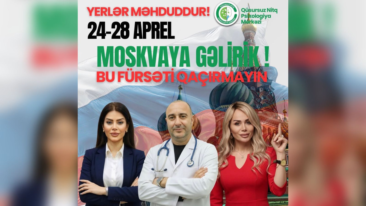 Esmira Qafarova komandası ilə birgə Moskvaya gedir