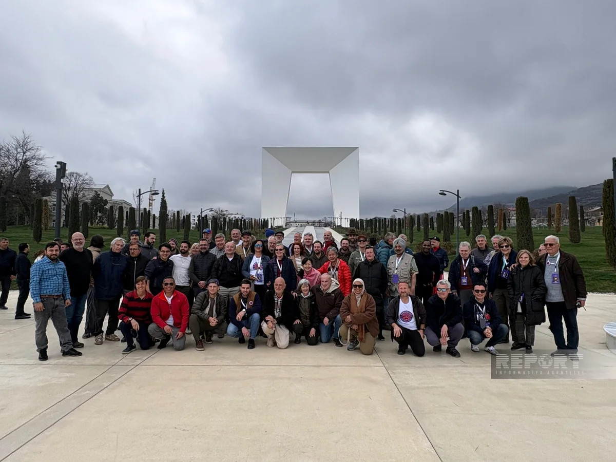 Beynəlxalq səyyahlar Xankəndidə - FOTOLAR