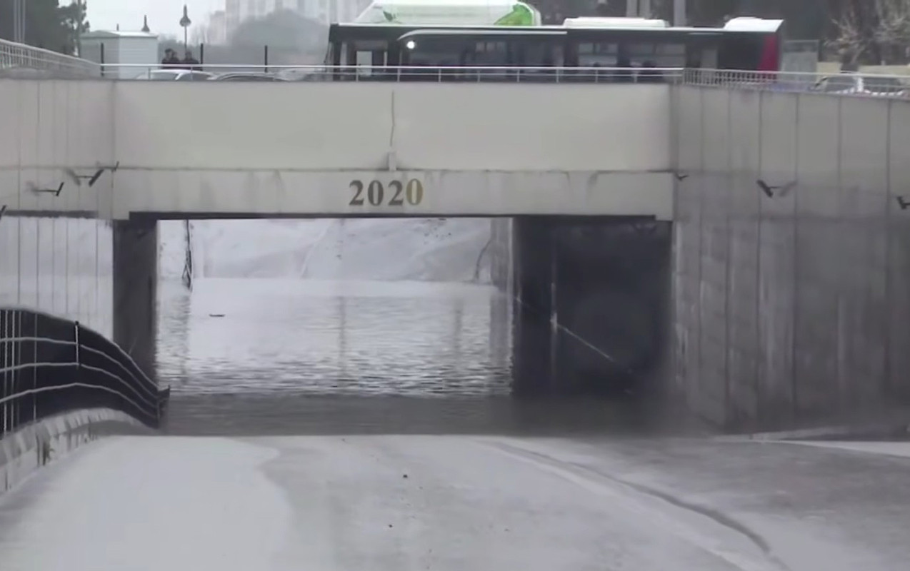 Sabunçu keçidi bağlandı - VİDEO