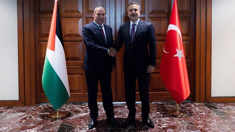 Hakan Fidan Fələstin Dövlət Başçısının müavini ilə görüşdü&nbsp;