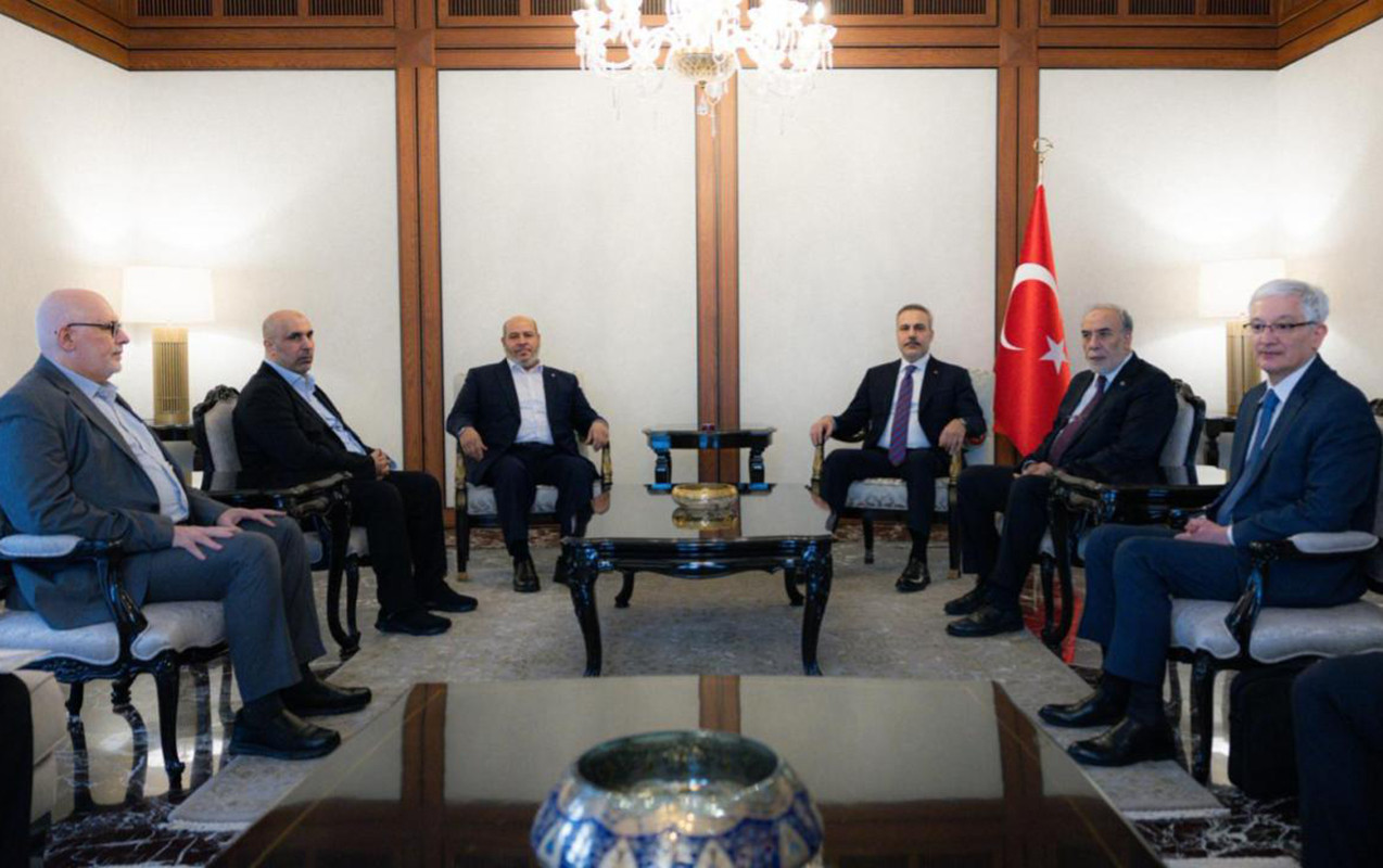 Hakan Fidan HƏMAS nümayəndə heyəti ilə görüşdü