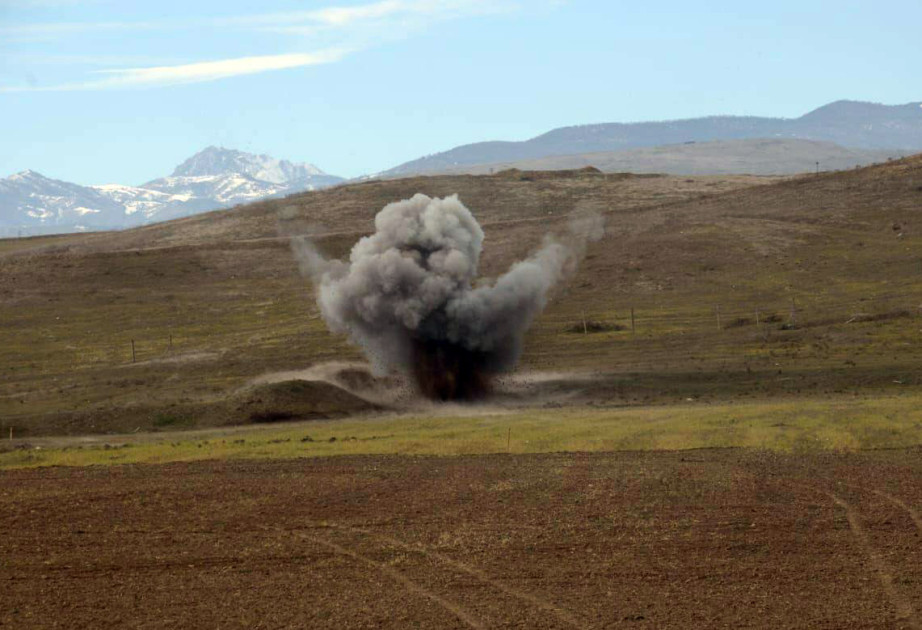 Ağdərədə mina partladı - Yaralanan var