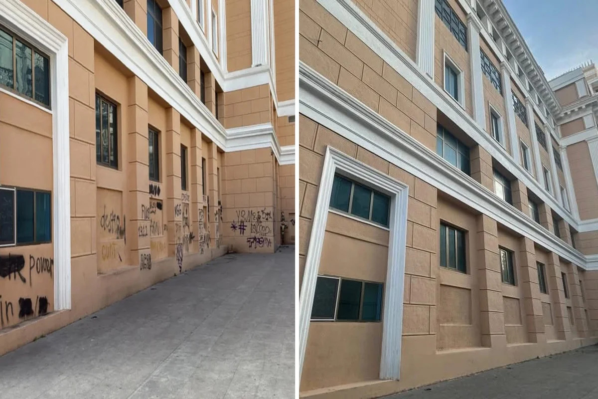 Nizami Kino Mərkəzinin divarını yazanların kimliyi bilindi