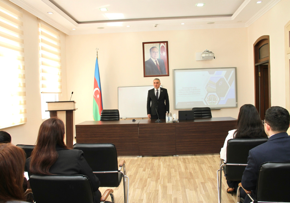 Anar Bağırov hakimlər üçün icbari tədris keçib - FOTO
