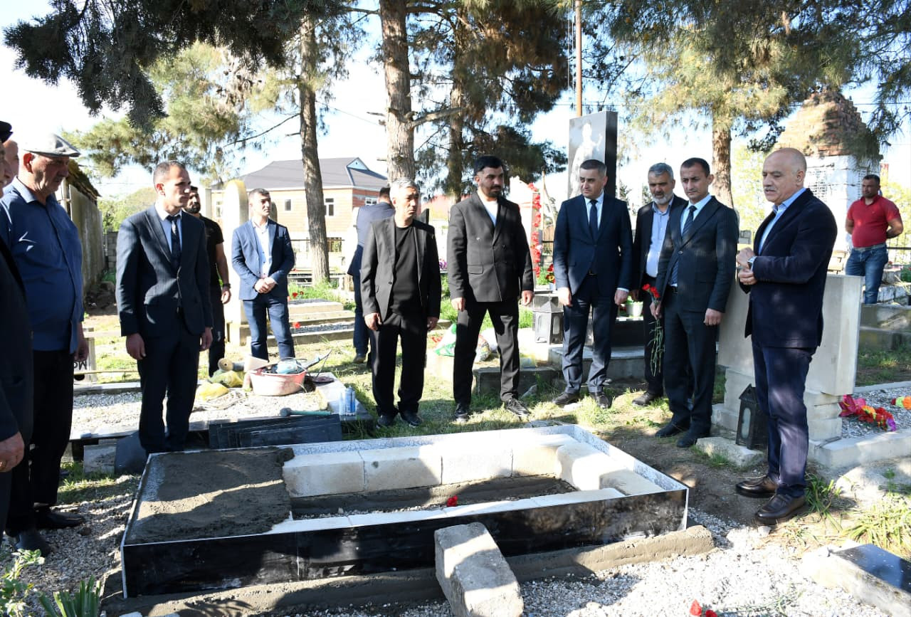 Masallıda şəhid məzarı yenidən qurulur