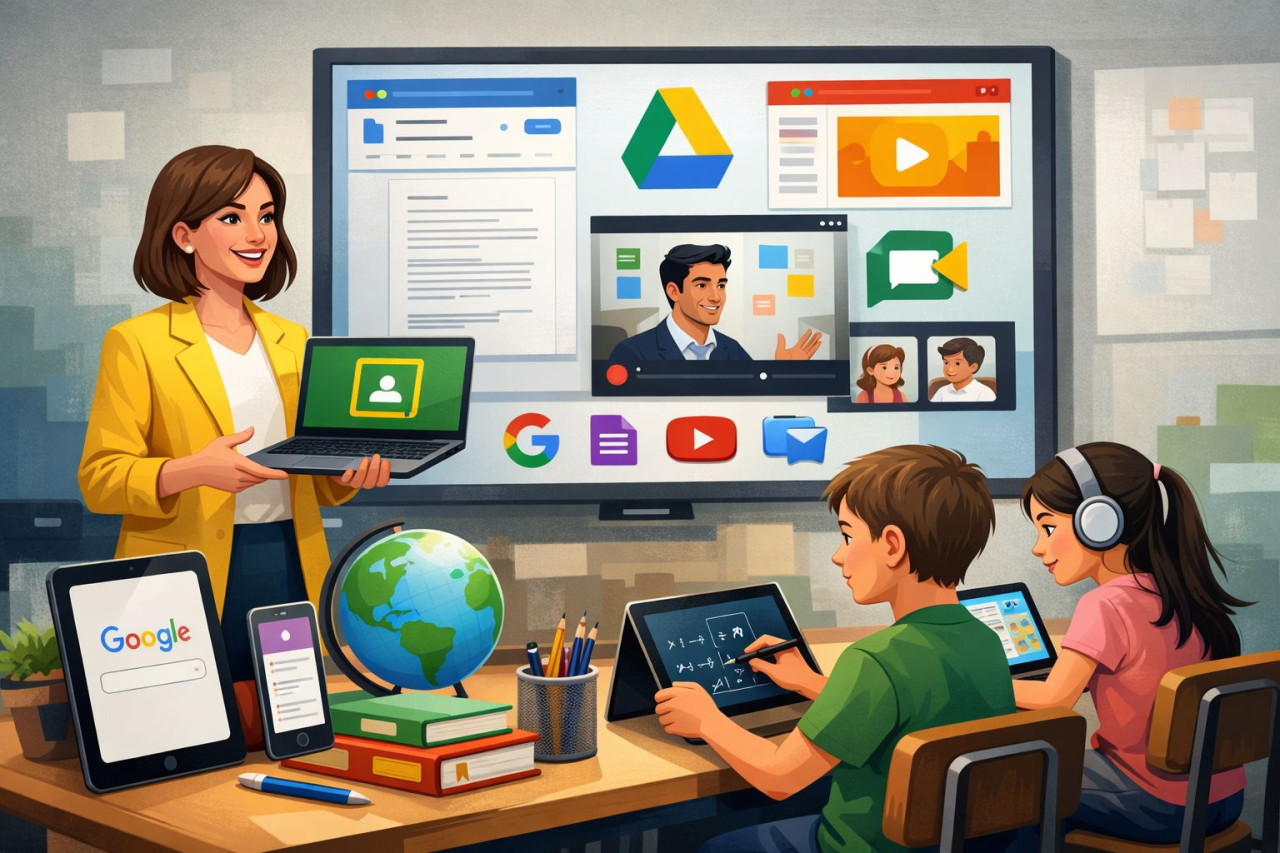 “Google” alətləri artıq “Rəqəmsal məktəb”də - Tədrisdə yeni imkanlar 