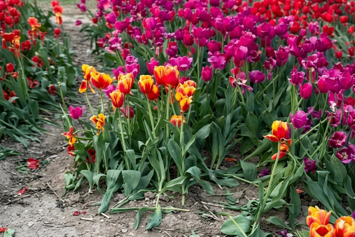 Bulvarda gülləri əzənlər polisə çağırıldı