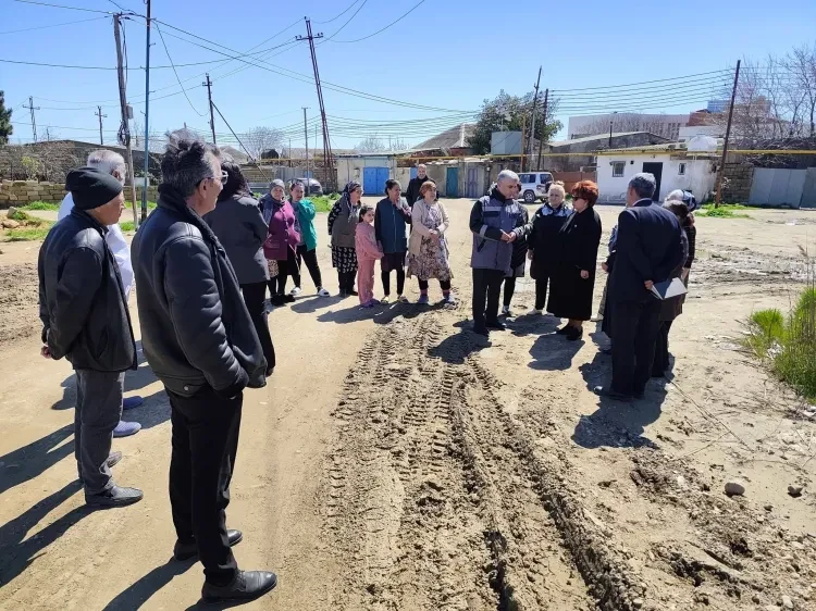 Deputatın qaldırdığı problemin qısa zamanda həllinə başlanıldı - FOTOLAR