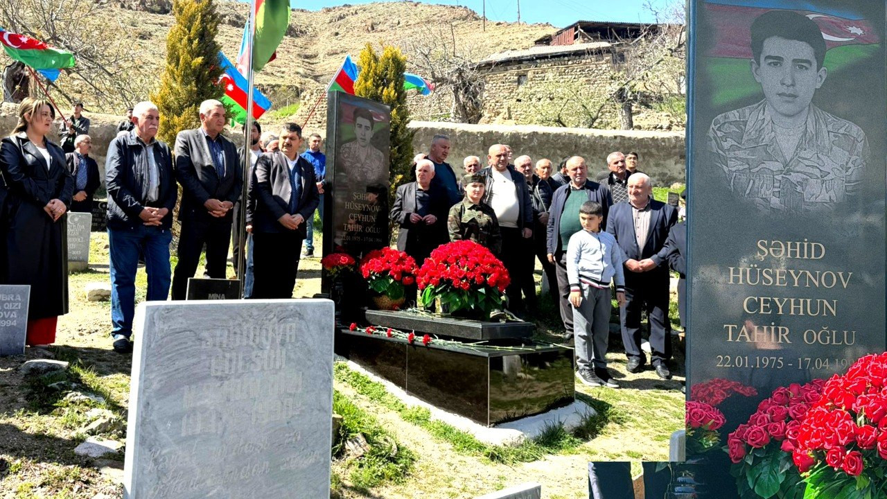 Ordubadda şəhid Ceyhun Hüseynovun xatirəsi yad edildi – FOTOLAR