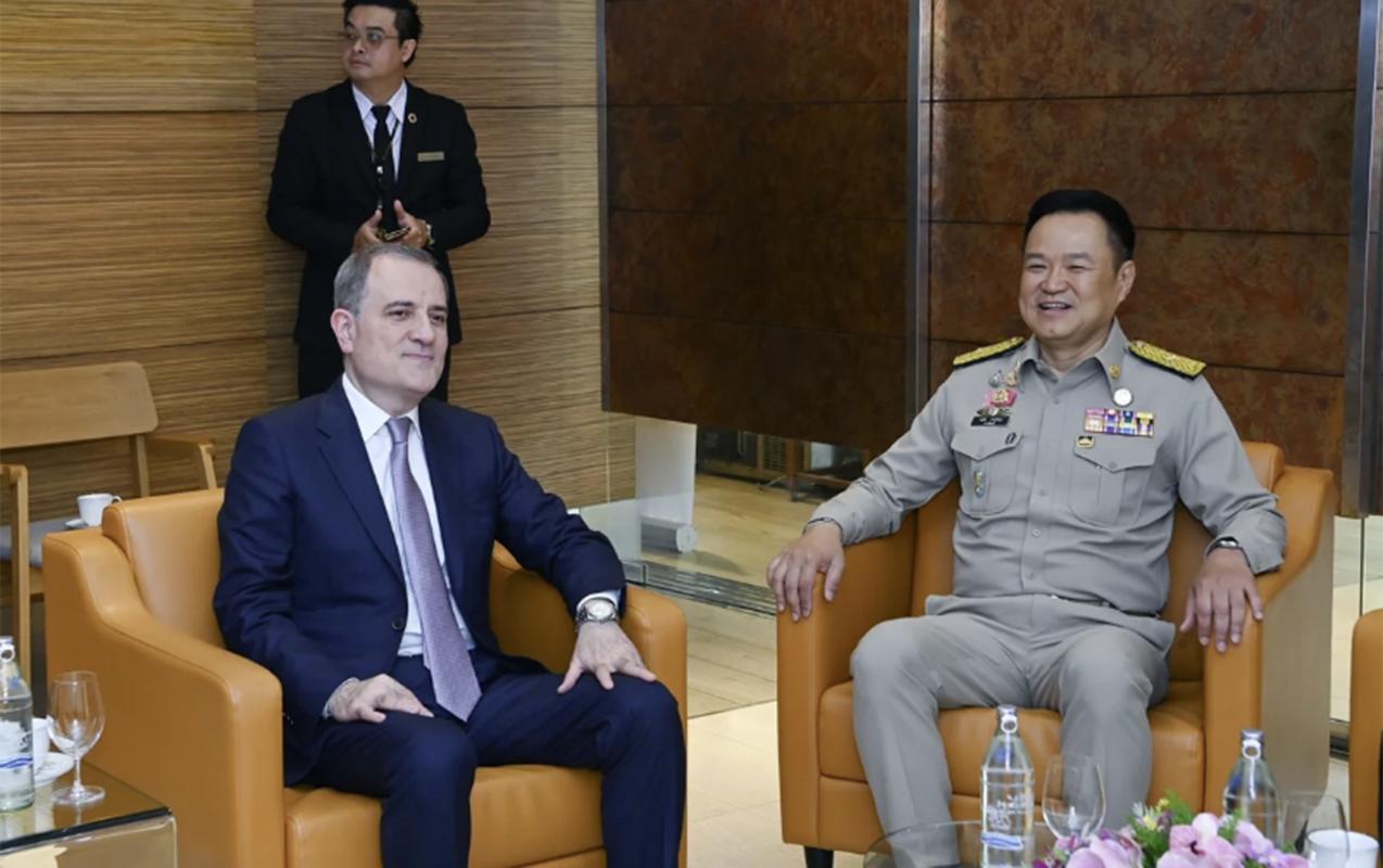 Ceyhun Bayramov Tailandın Baş naziri ilə görüşdü - FOTOLAR